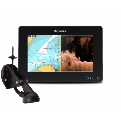 Raymarine AXIOM 7 DV, Multi-function 7" Display with integrated DownVision, 600W Sonar includin CPT-S transducer 